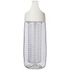 Bouteille de sport HydroFruit de 700 ml en plastique recyclé avec couvercle à bascule et infuseur
