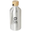 Bouteille d'eau Malpeza de 500 ml en aluminium recyclé certifié RCS avec mousqueton
