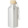 Bouteille d'eau Malpeza de 500 ml en aluminium recyclé certifié RCS avec mousqueton