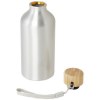 Bouteille d'eau Malpeza de 500 ml en aluminium recyclé certifié RCS avec mousqueton