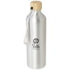 Bouteille d'eau Malpeza de 770 ml en aluminium recyclé certifié RCS