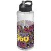 Bouteille de sport H2O Active® Big Base de 1 litre avec couvercle à bec verseur