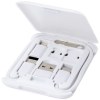 Câble de recharge modulaire en plastique recyclé Savvy avec support de téléphone