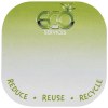 Notes adhésives recyclées Sticky-Mate® de forme carrée avec coins arrondis