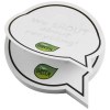 Post-its recyclés Sticky-Mate® en forme de bulles