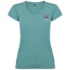 T-shirt Victoria à col en V et manches courtes pour femme