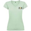 T-shirt Victoria à col en V et manches courtes pour femme