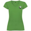 T-shirt Victoria à col en V et manches courtes pour femme