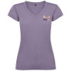 T-shirt Victoria à col en V et manches courtes pour femme
