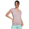 T-shirt Victoria à col en V et manches courtes pour femme