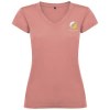T-shirt Victoria à col en V et manches courtes pour femme