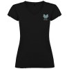 T-shirt Victoria à col en V et manches courtes pour femme