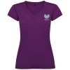 T-shirt Victoria à col en V et manches courtes pour femme