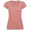 T-shirt Victoria à col en V et manches courtes pour femme