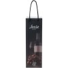Sac de bouteille de vin en papier 170 g/m2 integra fait à la main avec poignées en plastique