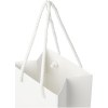 Sac de bouteille de vin en papier 170 g/m2 integra fait à la main avec poignées en plastique