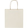 Sac en papier fabriqué à partir d déchets agricoles 150 g/m2 avec poignées torsadées, petite taille