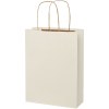 Sac en papier fabriqué à partir de déchets agricoles 150 g/m2 avec poignées torsadées, taille moyenne