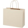 Sac en papier fabriqué à partir de déchets agricoles 150 g/m2avec poignées torsadées, grande taille