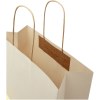 Sac en papier fabriqué à partir de déchets agricoles 150 g/m2avec poignées torsadées, grande taille