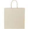 Sac en papier fabriqué à partir de déchets agricoles 150 g/m2 avec poignées torsadées, XL