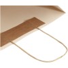Sac en papier fabriqué à partir de déchets agricoles 150 g/m2 avec poignées torsadées, XL