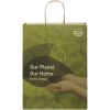 Sac en papier fabriqué à partir de déchets agricoles 150 g/m2 avec poignées torsadées, XXL