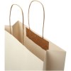 Sac en papier fabriqué à partir de déchets agricoles 150 g/m2 avec poignées torsadées, XXL