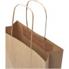 Sac en papier Kraft 120 g/m2 avec poignées torsadées, taille moyenne