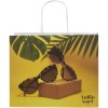 Sac en papier Kraft 120 g/m2avec poignées torsadées, grande taille