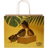 Sac en papier Kraft 120 g/m2avec poignées torsadées, grande taille
