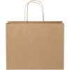 Sac en papier Kraft 120 g/m2avec poignées torsadées, grande taille