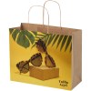 Sac en papier Kraft 120 g/m2avec poignées torsadées, grande taille