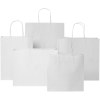 Sac en papier Kraft 120 g/m2avec poignées torsadées, XL