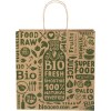 Sac en papier Kraft 120 g/m2avec poignées torsadées, XL