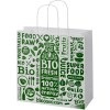Sac en papier Kraft 120 g/m2avec poignées torsadées, XL