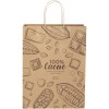 Sac en papier Kraft 120 g/m2avec poignées torsadées, XXL