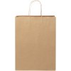 Sac en papier Kraft 120 g/m2avec poignées torsadées, XXL