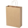 Sac en papier Kraft 120 g/m2avec poignées torsadées, XXL