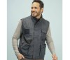 Bodywarmer multi-poches doublé polaire
