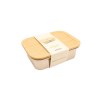 Bento 'Osaka', inox pour micro-onde, avec couvercle en bambou