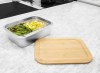 Bento 'Osaka', inox pour micro-onde, avec couvercle en bambou