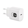 PLUGME - Chargeur USB 20W 2 ports, prise EU