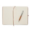 ELEGANOTE - Carnet en cuir recyclé et stylo