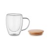 TIRAL - Mug en verre double paroi 250ml