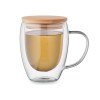 TIRAL - Mug en verre double paroi 250ml