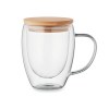 TIRAL - Mug en verre double paroi 250ml