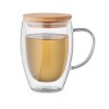TIROL - Mug en verre double paroi 350ml
