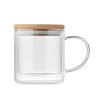 FARBI - Mug en verre double paroi 300ml