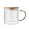 FARBI - Mug en verre double paroi 300ml